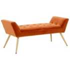 Turin Upholstered Window Seat Russet