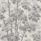 Belgravia Decor Giorgio Tree Soft Silver Wallpaper