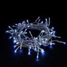 Robert Dyas Battery Operated LED Transparent String Lights - Ice White