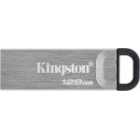 Kingston DataTraveler Kyson 128GB USB-A Flash Drive - with Stylish Capless Metal Case