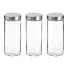 5five 2L Glass Store Jars With Screw Top Lid