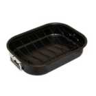 Maison By Premier Large Black Roasting Pan with Rack