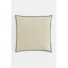 Linen-blend cushion cover
