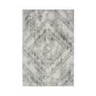 Abstract Rug Square Grey 120X170Cm