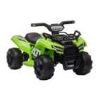 Reiten Kids Ride-on Four Wheeler ATV Car w/ Headlights Green