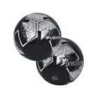 Precision Fusion Midi Size 2 Training Ball (black/Silver/White, Midi (size 2))