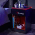 X Rocker Carbon-tek Bedside Table With Wireless Charging And Led Lights