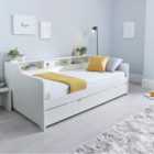Tyler White Guest Bed and Orthopaedic Mattress