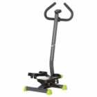 Homcom Twister Height Adjustable Step Machine W/ Lcd Screen, Grey