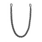 Shimmer Charcoal Rope Tieback