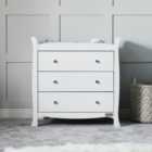 Ickle Bubba Snowdon 3 Drawer Chest & Changing Unit