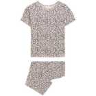 M&S Cotton Leopard Pyjamas, S-XL, Bubblegum