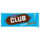 McVitie's Club Salted Caramel Flavour Chocolate Biscuit Bars Multipack 7 x 23g