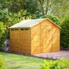 Power 8x10 Security Apex Shed