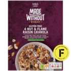 M&S Made Without 4 Nut & Flame Raisin Granola 360g