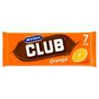 McVitie's Club Orange Chocolate Biscuit Bars Multipack 7 x 23g