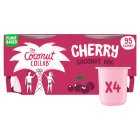 The Coconut Collab Cherry Coconut Yogurts Multipack, 4x100g
