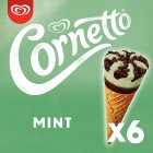 Cornetto Mint Ice Cream Cones, 6x90ml