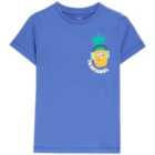 M&S Pineapple T-Shirt, 2-7 Years, Blue