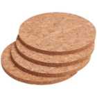 M&S Collection Set of 4 Round Cork Coasters 4 per pack