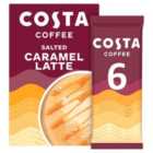 Costa Coffee Salted Caramel Latte Sachets Drinks 6 x 17g