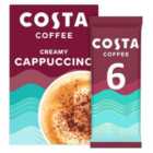Costa Creamy Cappuccino Coffee Sachets 6 x 17g