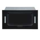 SIA UCG52BL 52cm Black Glass Built In Under Canopy Kitchen Cupboard Cooker Hood