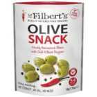Mr Filberts Olive Snacks Green Olives with Chilli & Black Pepper 50g