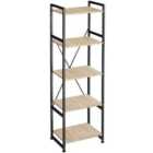 Manchester Bookcase With 5 Shelves - Brown