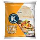 Deli Kitchen Wheat & White Tortillas 6 per pack