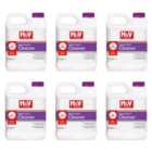 6x Calmag H&V Controls HV800 Heavy Duty Central Heating System Cleaner 1 Litre