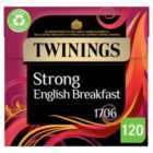 Twinings English Strong Breakfast Tea 120 per pack