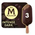 Magnum Intense Dark Chocolate Ice Cream Sticks 3 x 100ml