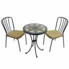 Montilla 60cm Bistro Table with 2 Milan Chairs Set