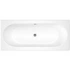Nuie Otley Round Double Ended Bath 1700 X 700mm - White