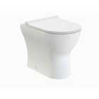 Nuie Freya Back To Wall Pan & Soft Close Seat - White