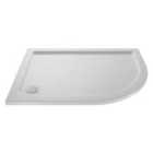 Hudson Reed Slip Resistant Offset Quadrant Shower Tray Right Hand 1200 x 800mm - White