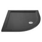 Hudson Reed Quadrant Shower Tray 1000 x 1000mm - Slate Grey