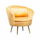 Kensington Lotus Chair Yellow