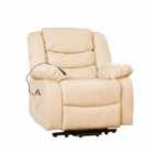 Maitland Electric Rise And Recline Chair With Massage And Heat Cream