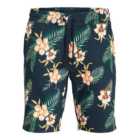 Jack & Jones Junior Navy Floral Sweat Shorts