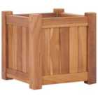 vidaXL Raised Bed 30x30x30cm Solid Teak Wood