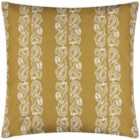 Paoletti Kalindi Stripe Outdoor Polyester Filled Cushion Saffron