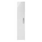 Nuie 300mm Tall Unit (1 Door) - Gloss White