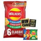 Walkers Classic Variety Multipack Crisps 6 x 25g