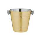 Viners Barware Ice Bucket Single Wall Gold 1L