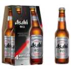 Asahi Super Dry Lager Beer Bottles 4 x 330ml