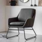 Gallery Direct Zinda Chair Charcoal 635x885x835mm