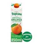 Tropicana Long Life Pure Original Orange Fruit Juice with Bits 850ml