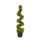 The Outdoor Living Company 92cm Swirly Tree in Pot with 50 Micro LED Timer String